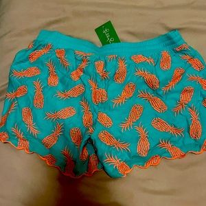 Pineapple Lilly Pulitzer shorts